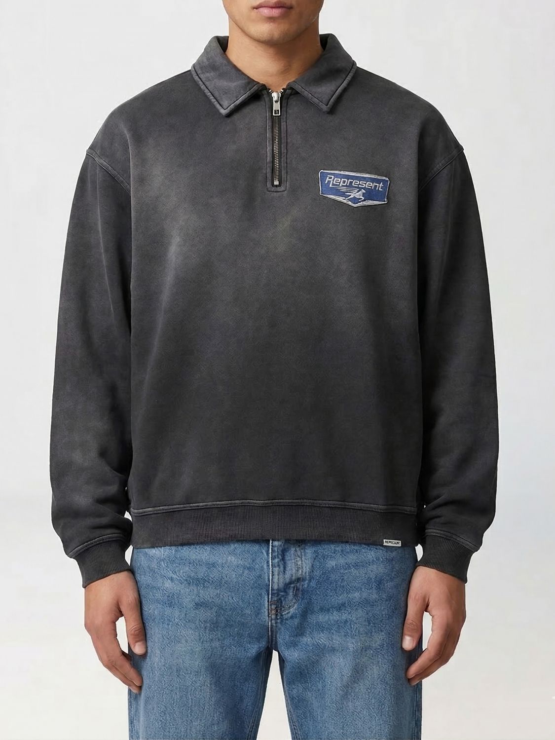 Sweatshirt Men color Black
