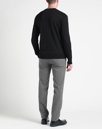 Man Sweater Black Size 36 Wool, Polyamide, Elastane, Zamak