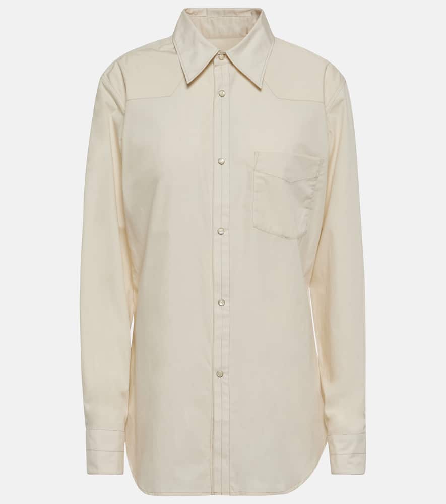 Cotton poplin shirt