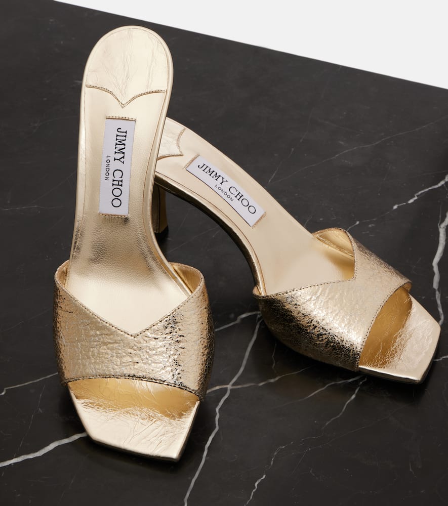 Skye 70 metallic mules