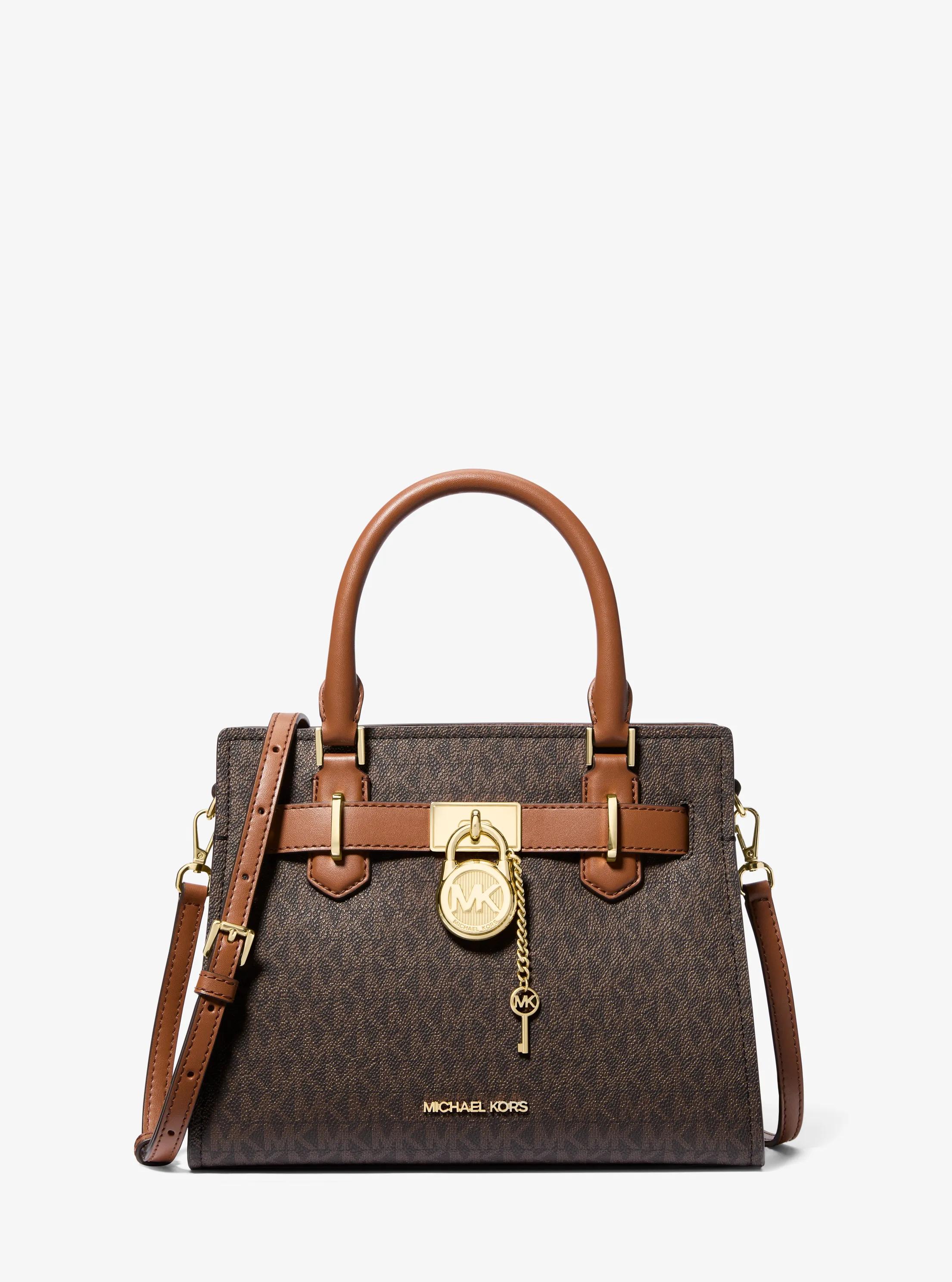 Hamilton Small Logo Satchel in Brown - One Size