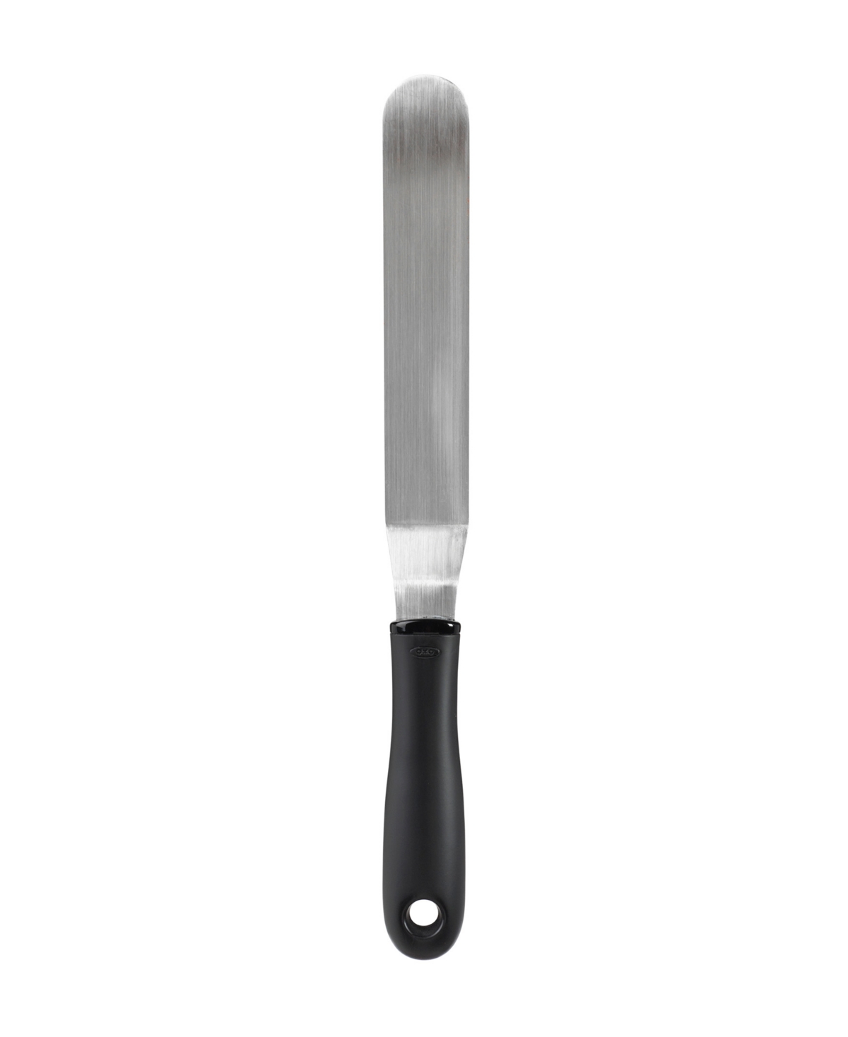 "Stainless Steel Good Grips 1.25"" Bent Icing Knife - Black"