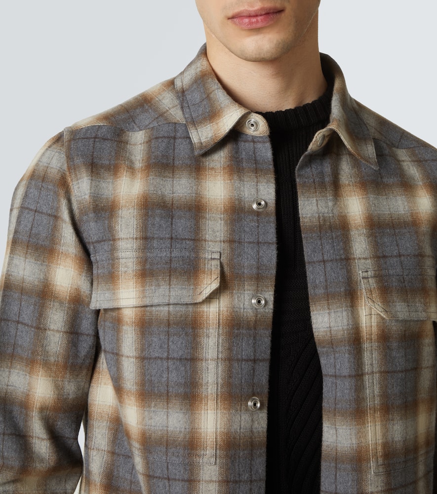 Plaid cotton shirt