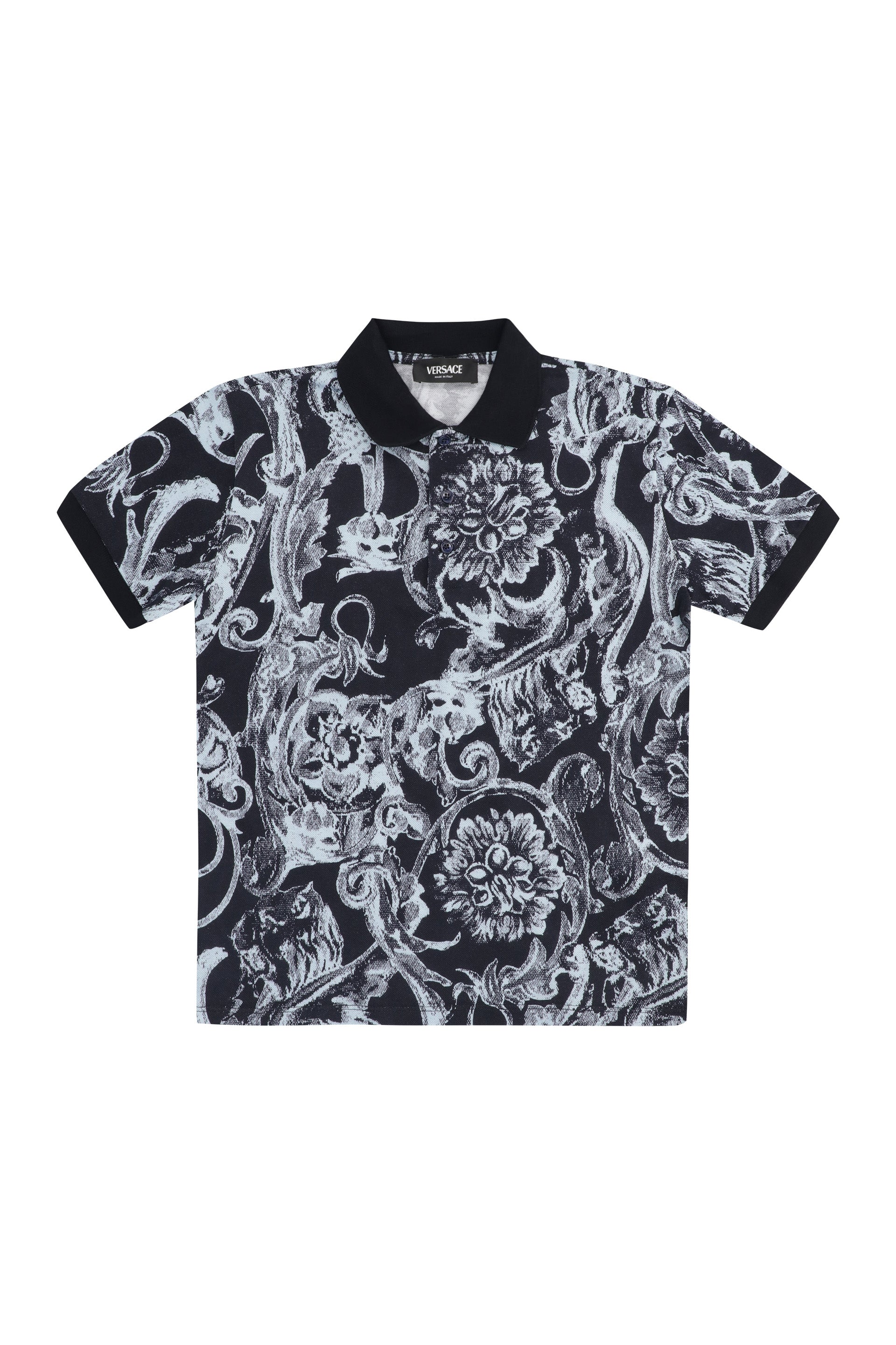 Cotton-Piqué Polo Shirt for Boys