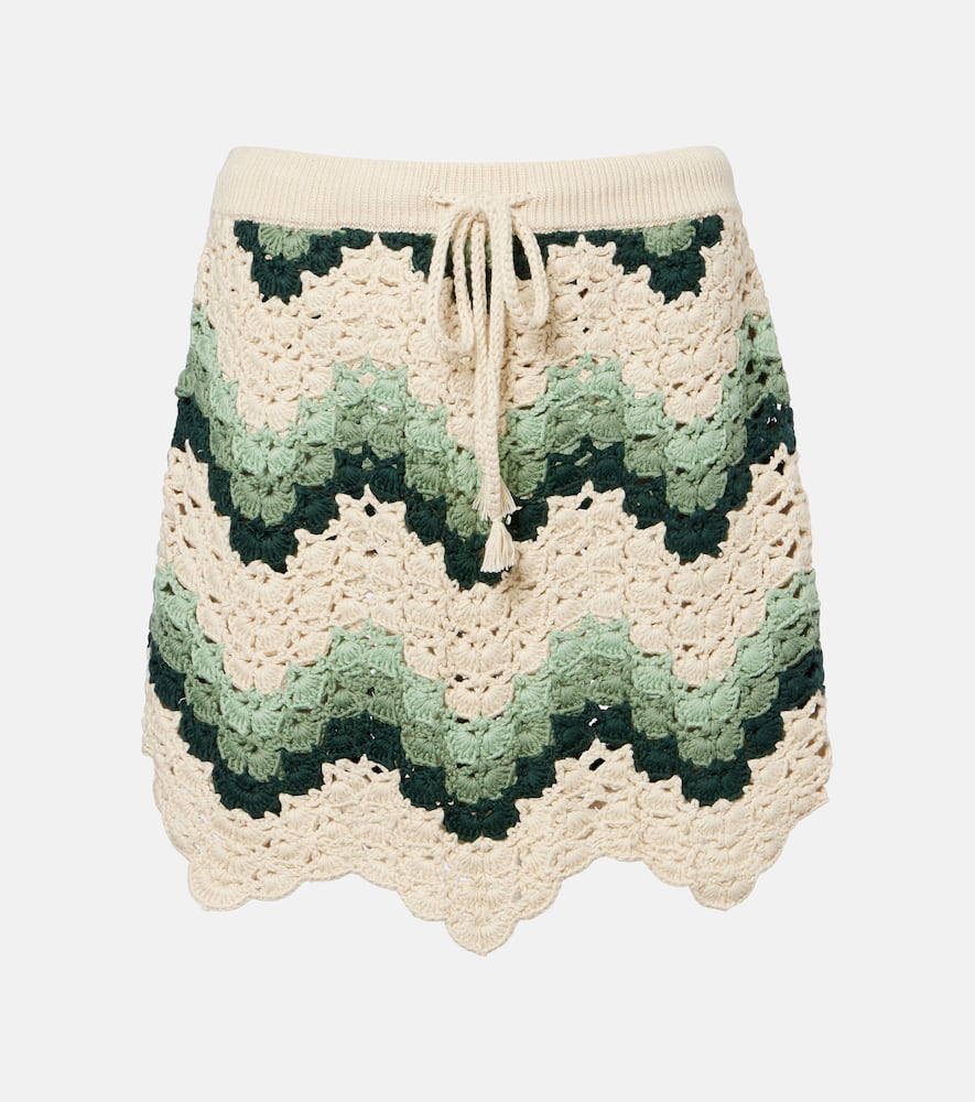 Tidal Hali cotton crochet miniskirt