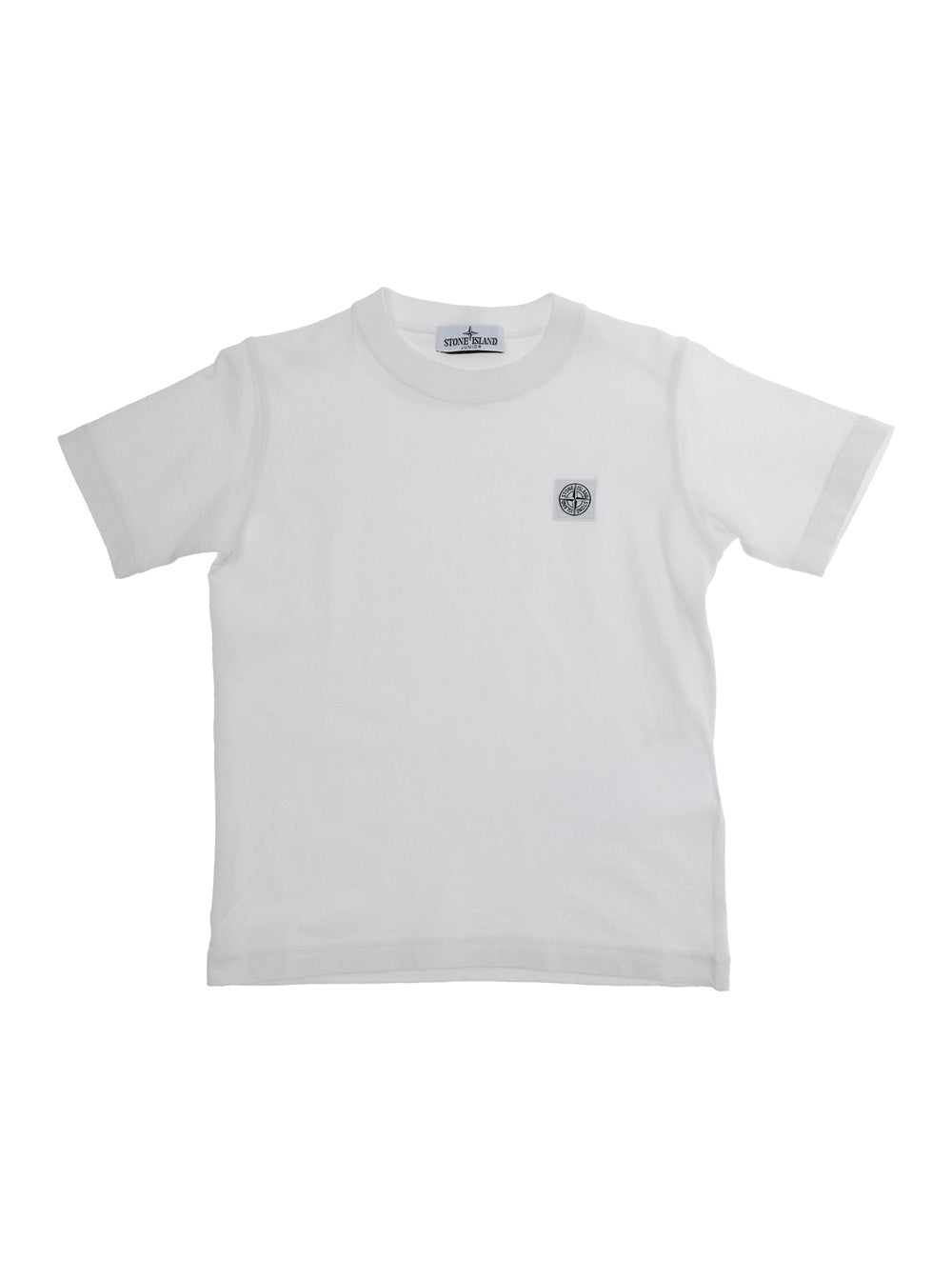 Logo-Patch Cotton T-Shirt — White