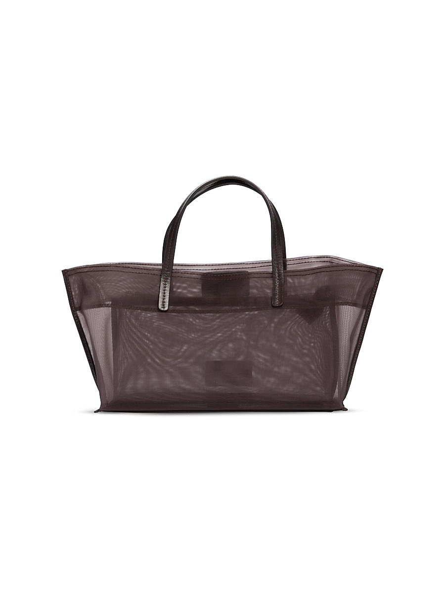 Women's Mini Christos Mesh Tote Bag - Espresso