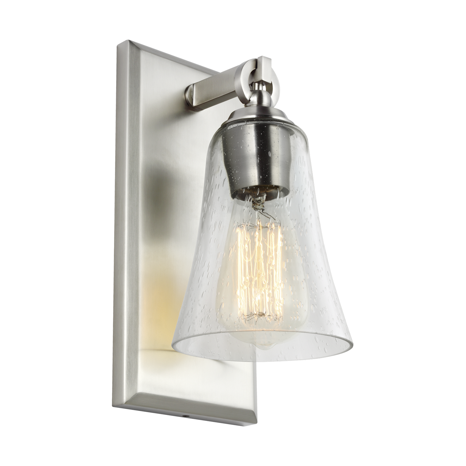 Visual Comfort Studio Monterro Wall Sconce in Satin Nickel by Sean Lavin