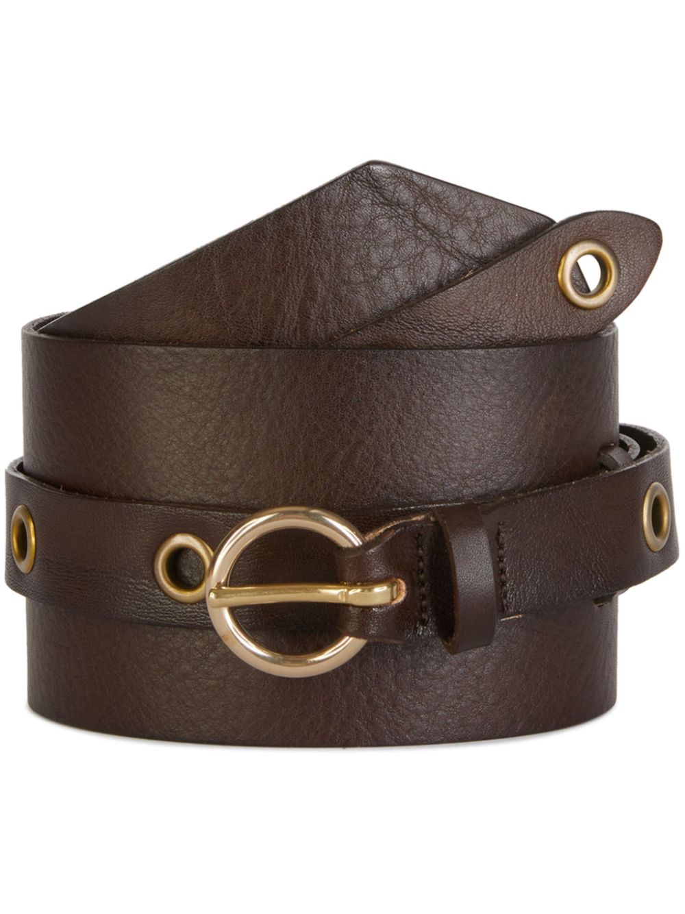 Leather belt - Brown