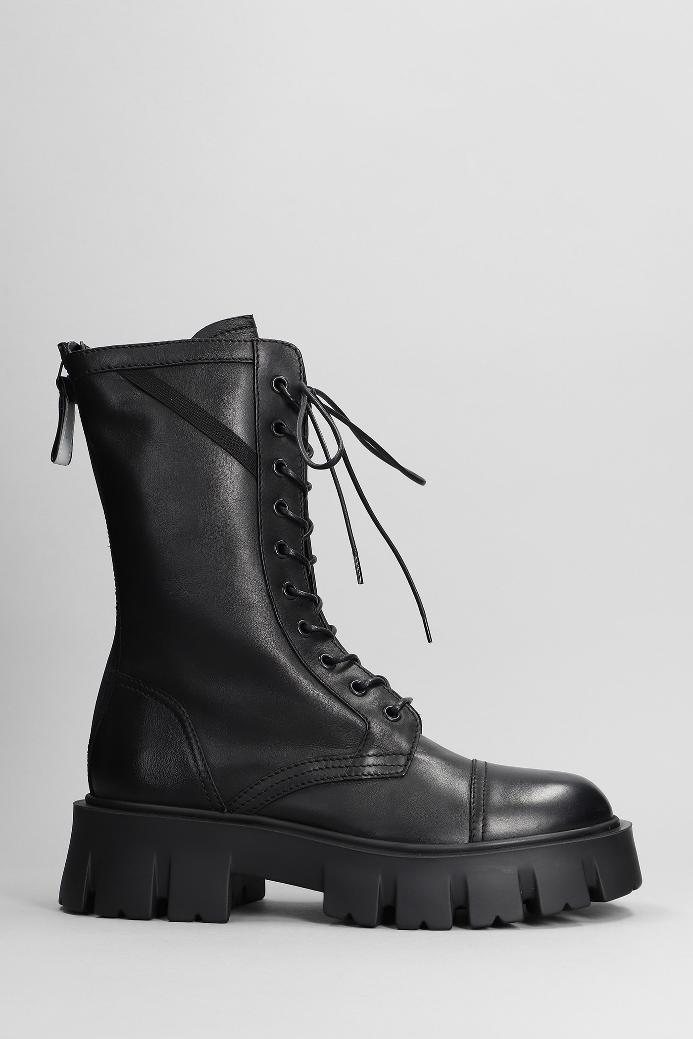 Elba combat boots - Black