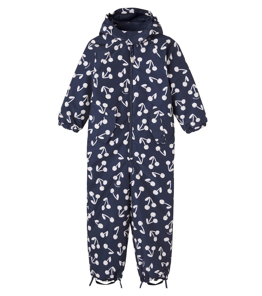 Maddy hooded printed snowsuit