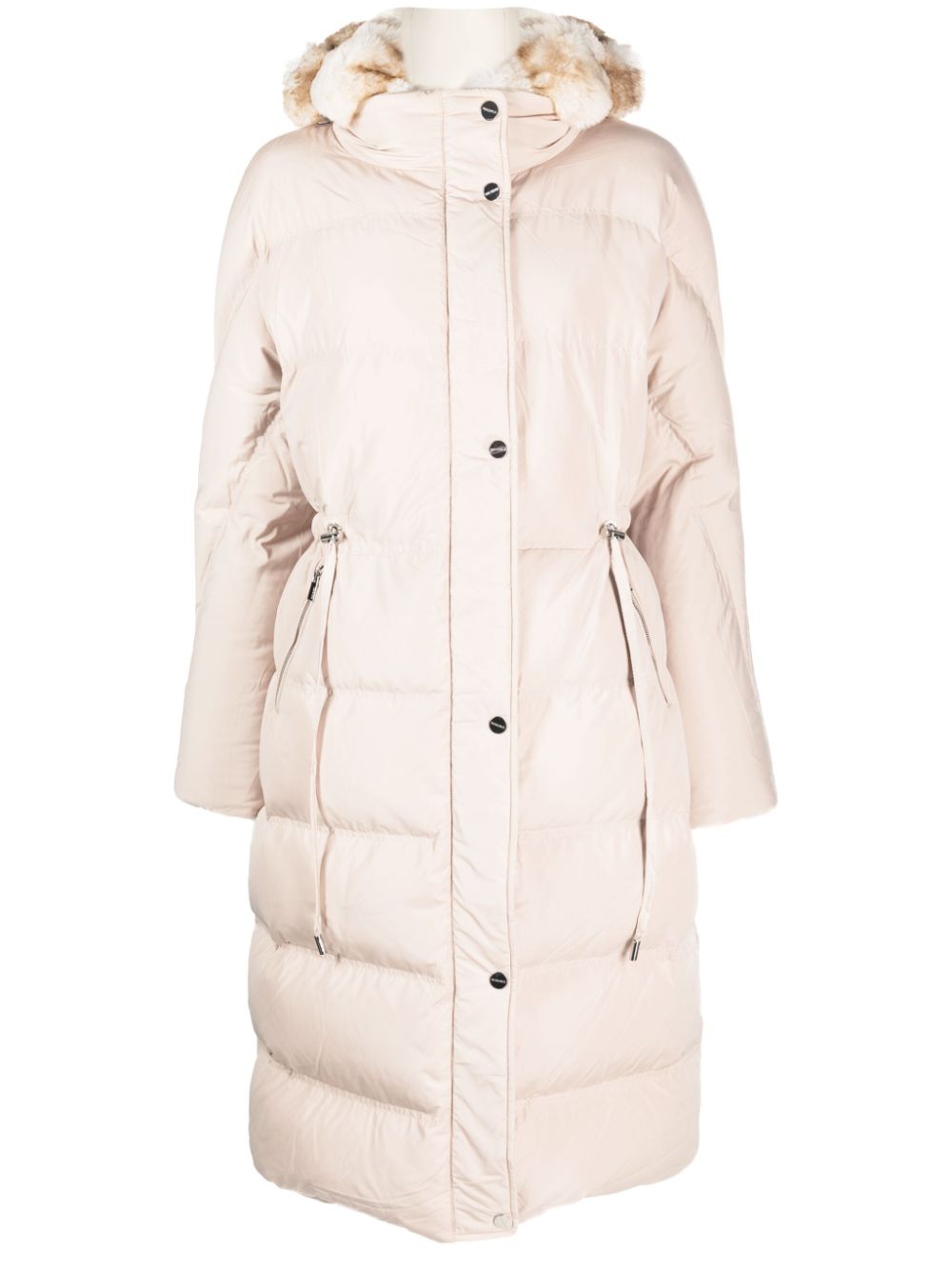 Dora hooded puffer coat - Neutrals