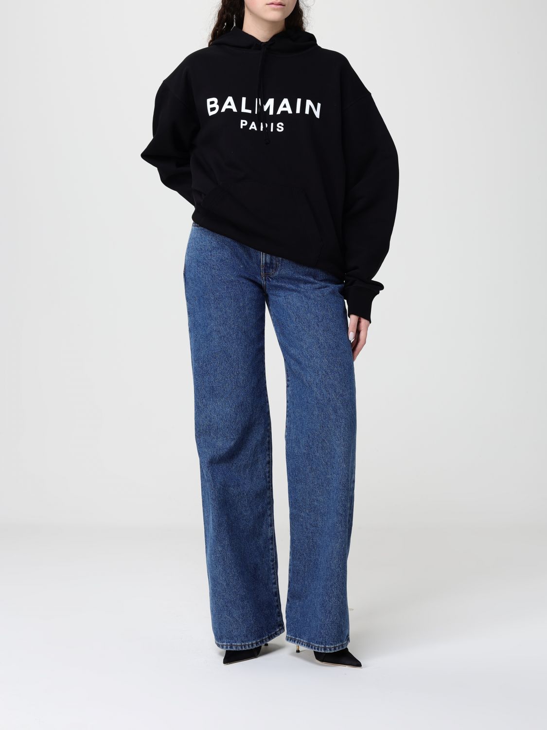 Sweatshirt Woman color Black