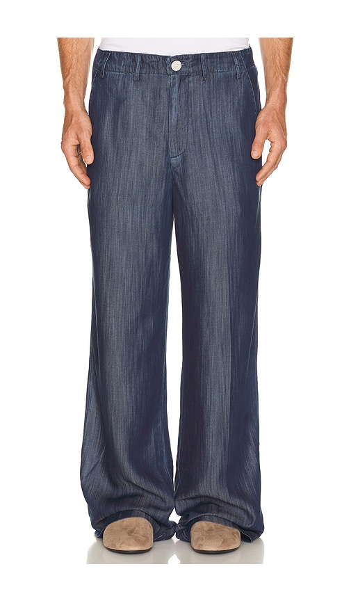 KROST Elliot Denim Trouser in Dark Wash. M also in S, L, XL/1X