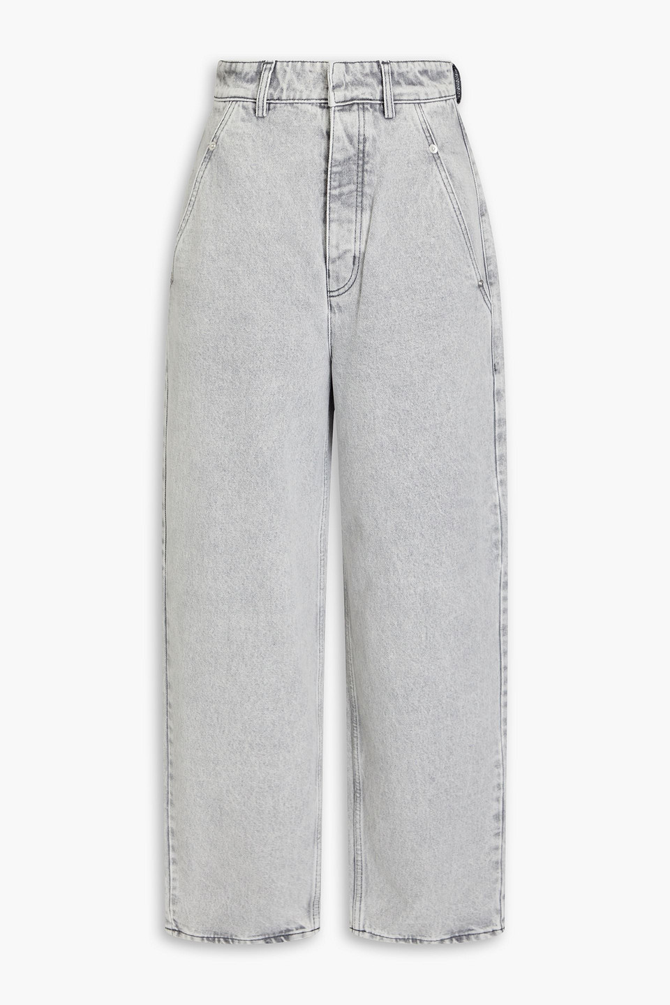Petar Petrov - Get Up high-rise wide-leg jeans - Gray - XS