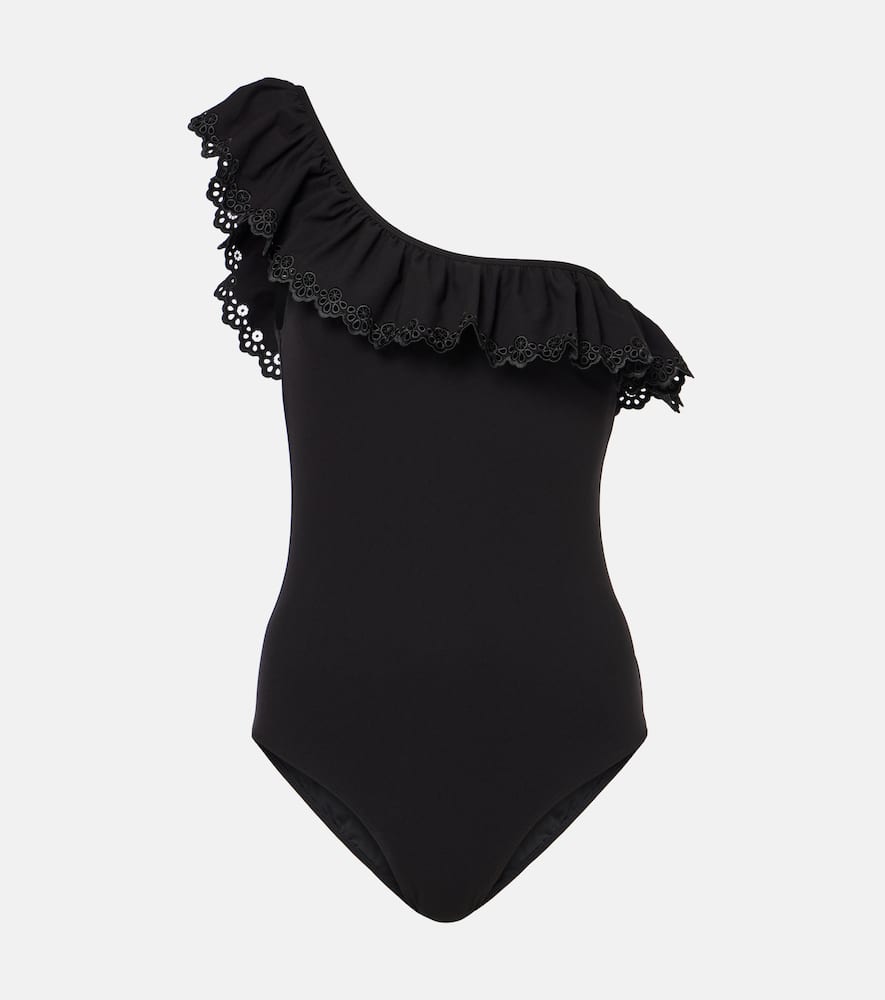 Ulla Johnson Solara Maillot ruflfed swimsuit