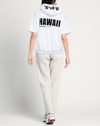 Après Surf Woman Sweatshirt White Size L Cotton, Polyester