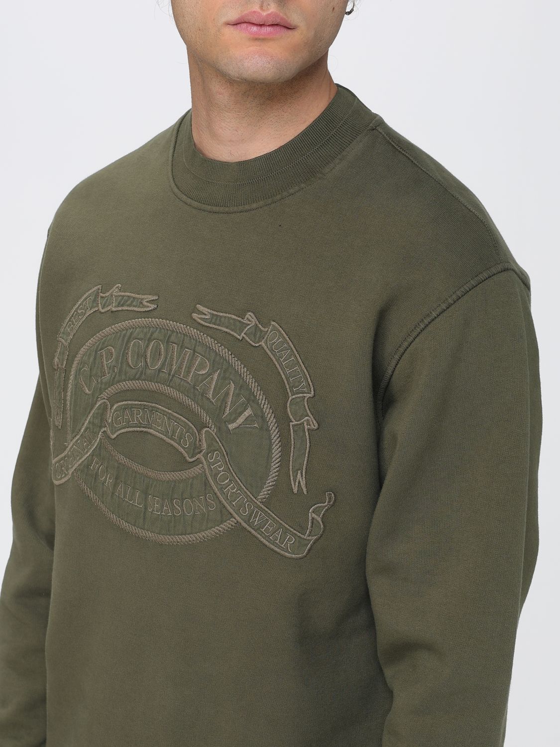 C. P. COMPANY Sweater Men color Green