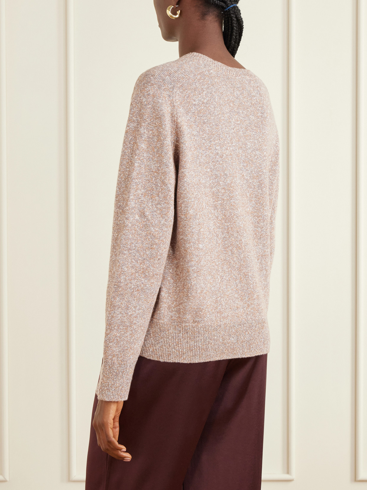 Organic Cotton And Linen-blend Sweater - Sand