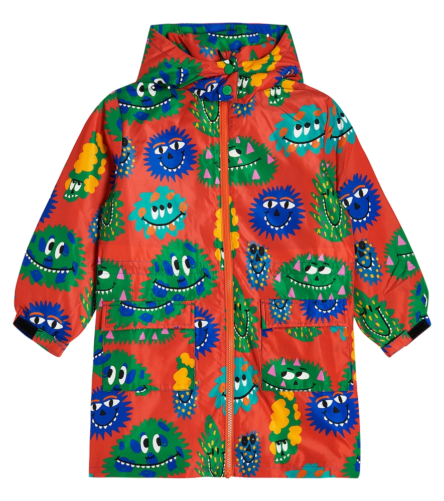 Floral raincoat