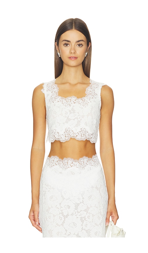 Lovers and Friends Ember Top in White. M. Also in