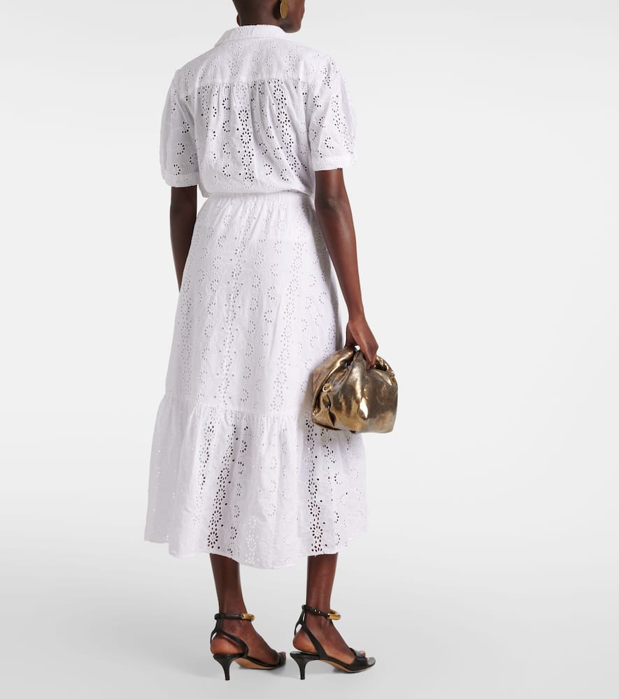 Amelia cotton midi skirt