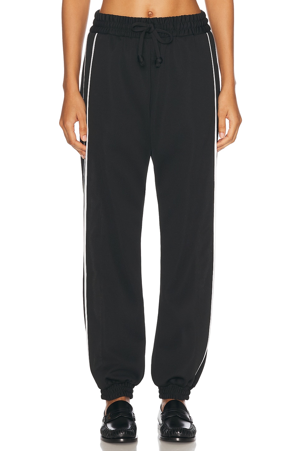 AnOnlyChild Beverly Track Pant in Black - Black.  XS also in L
