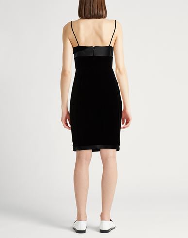 Woman Midi dress Black Size 8 Viscose, Silk