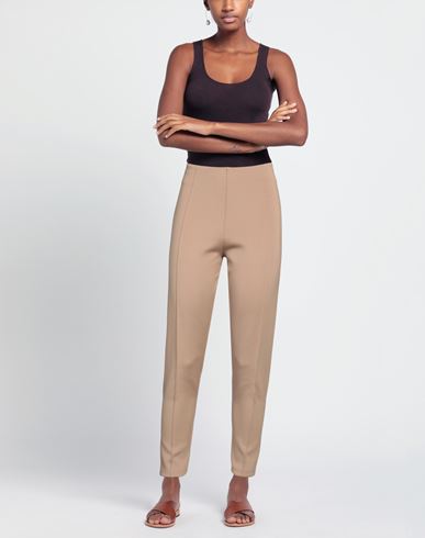 Deha Woman Pants Beige Size S Polyester, Elastane