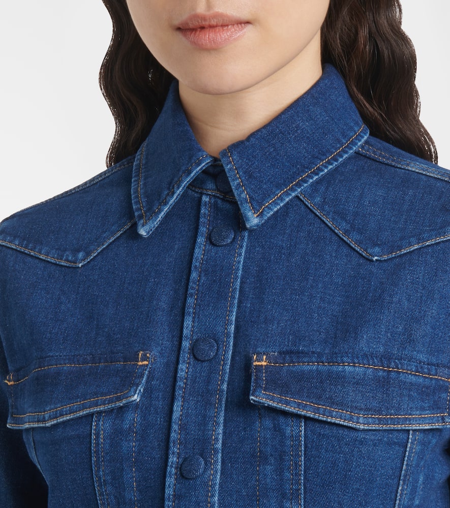 Denim shirt dress