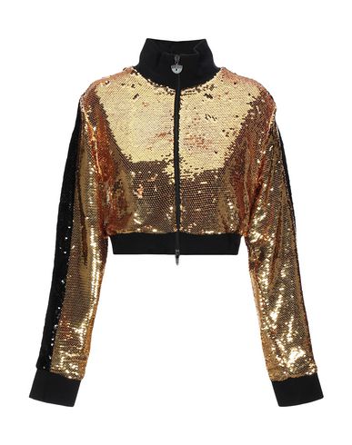Woman Jacket Gold Size M Polyester, Polyethylene