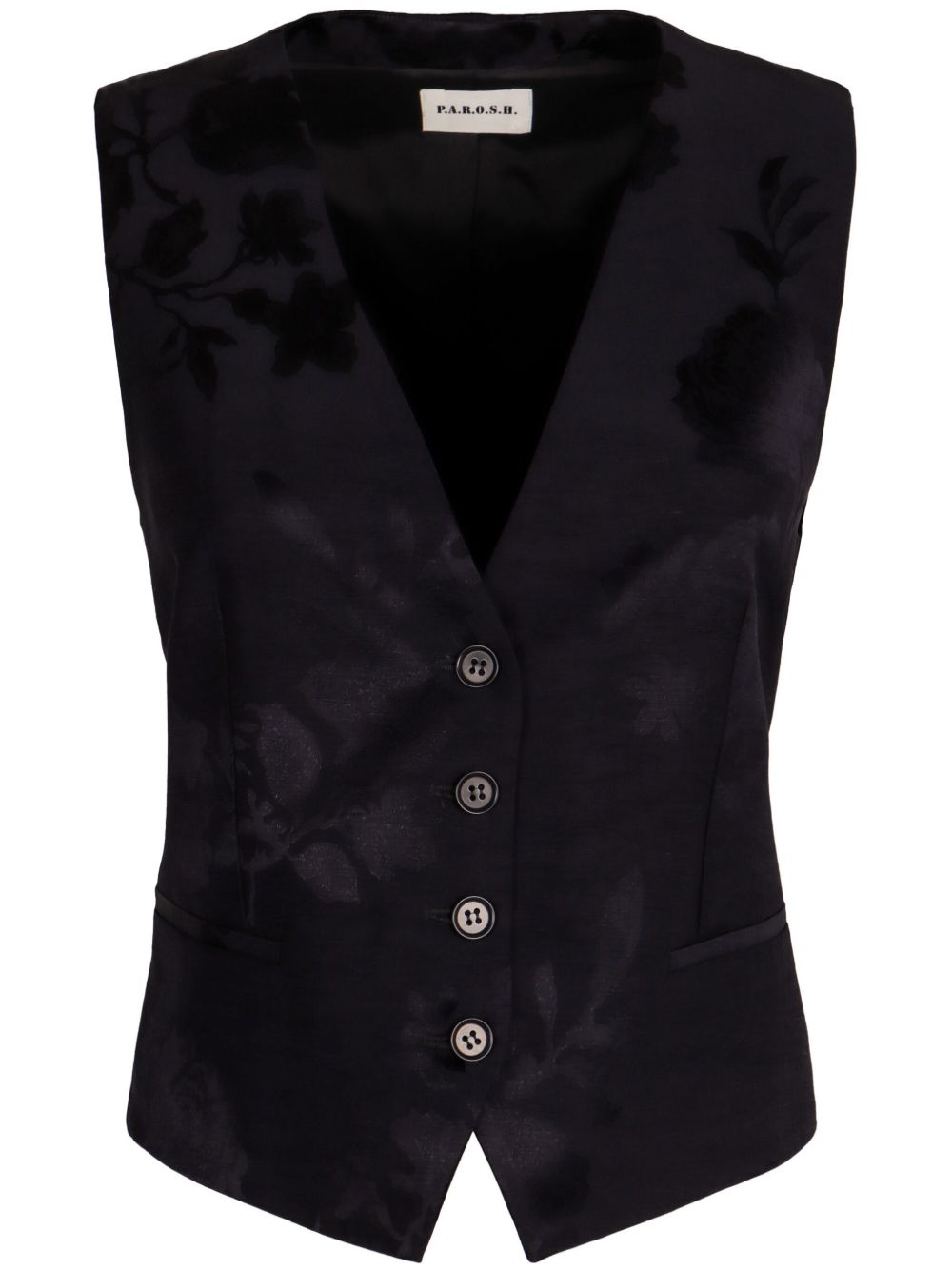 Single breasted gilet - Blue