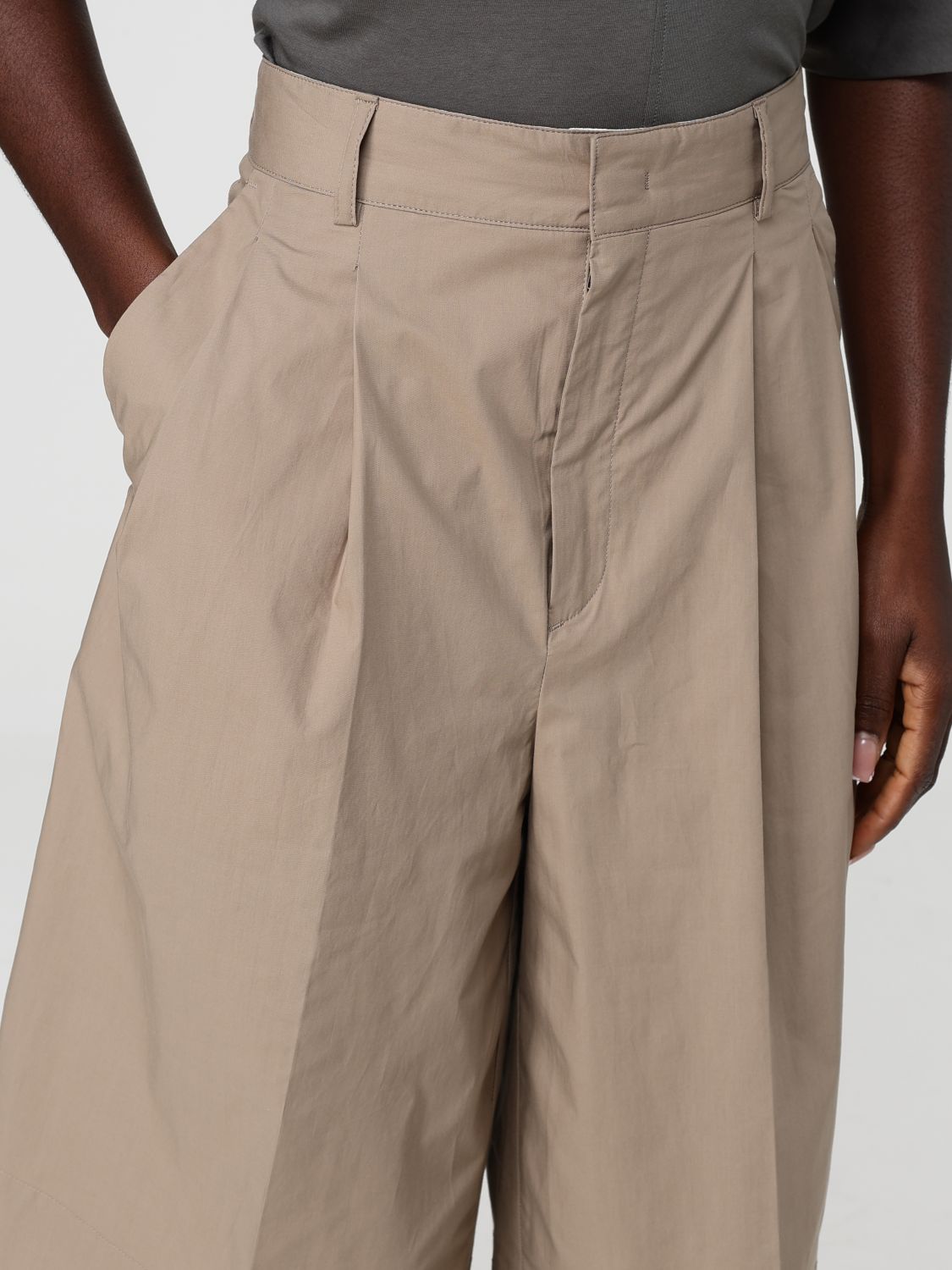 Pants Woman color Sand