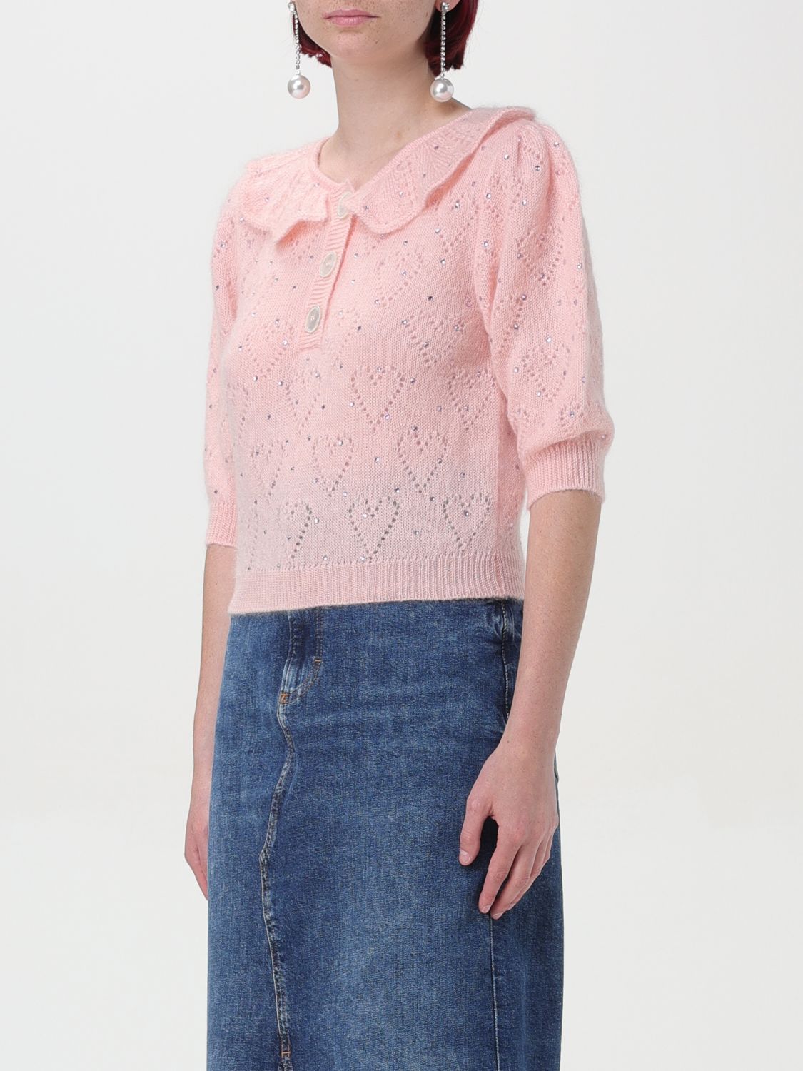 Cardigan Woman color Pink