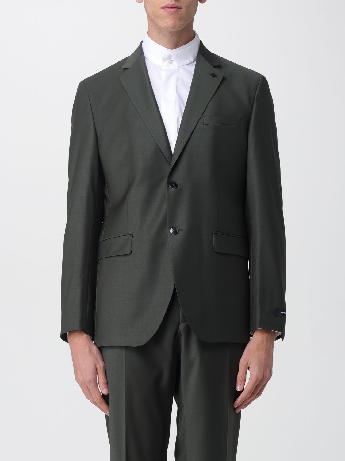 Blazer Men color Green