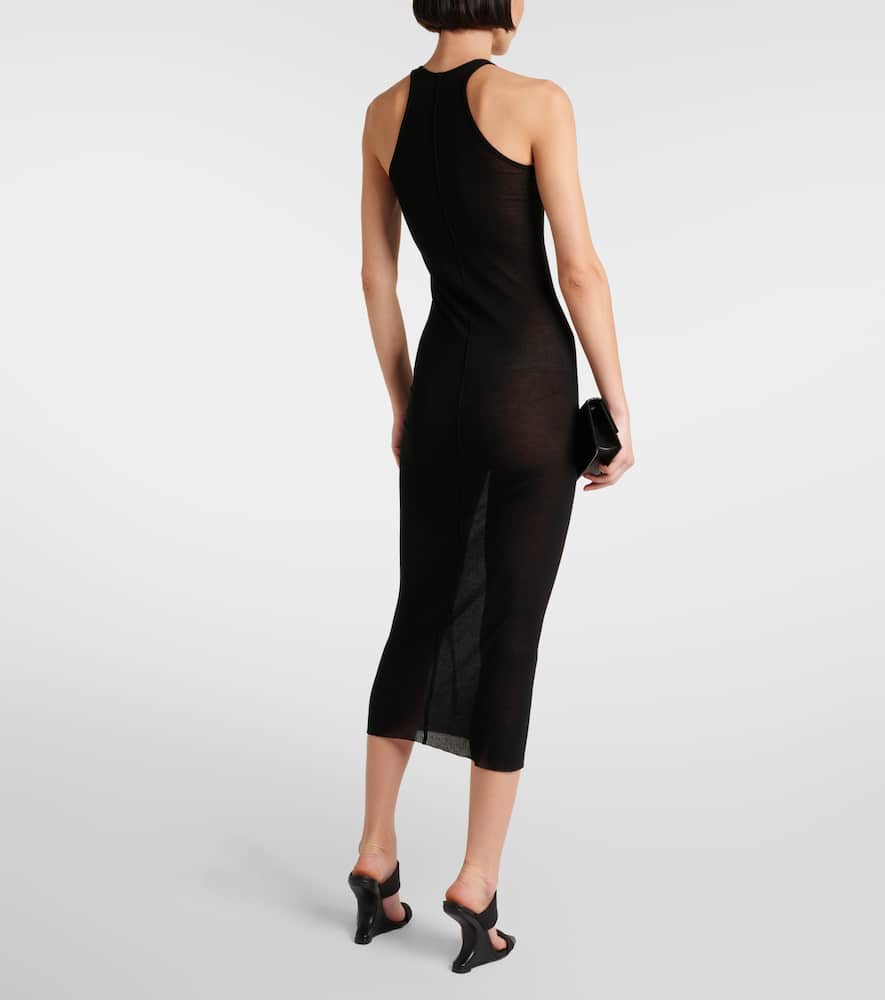 Jersey midi dress