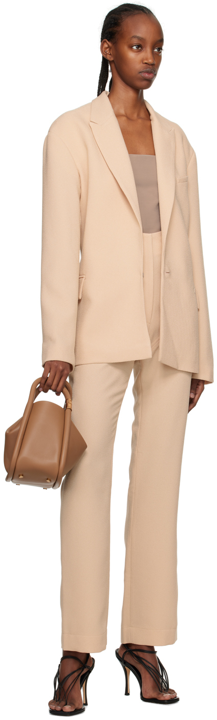 SSENSE Work Capsule Beige Panel Slacks