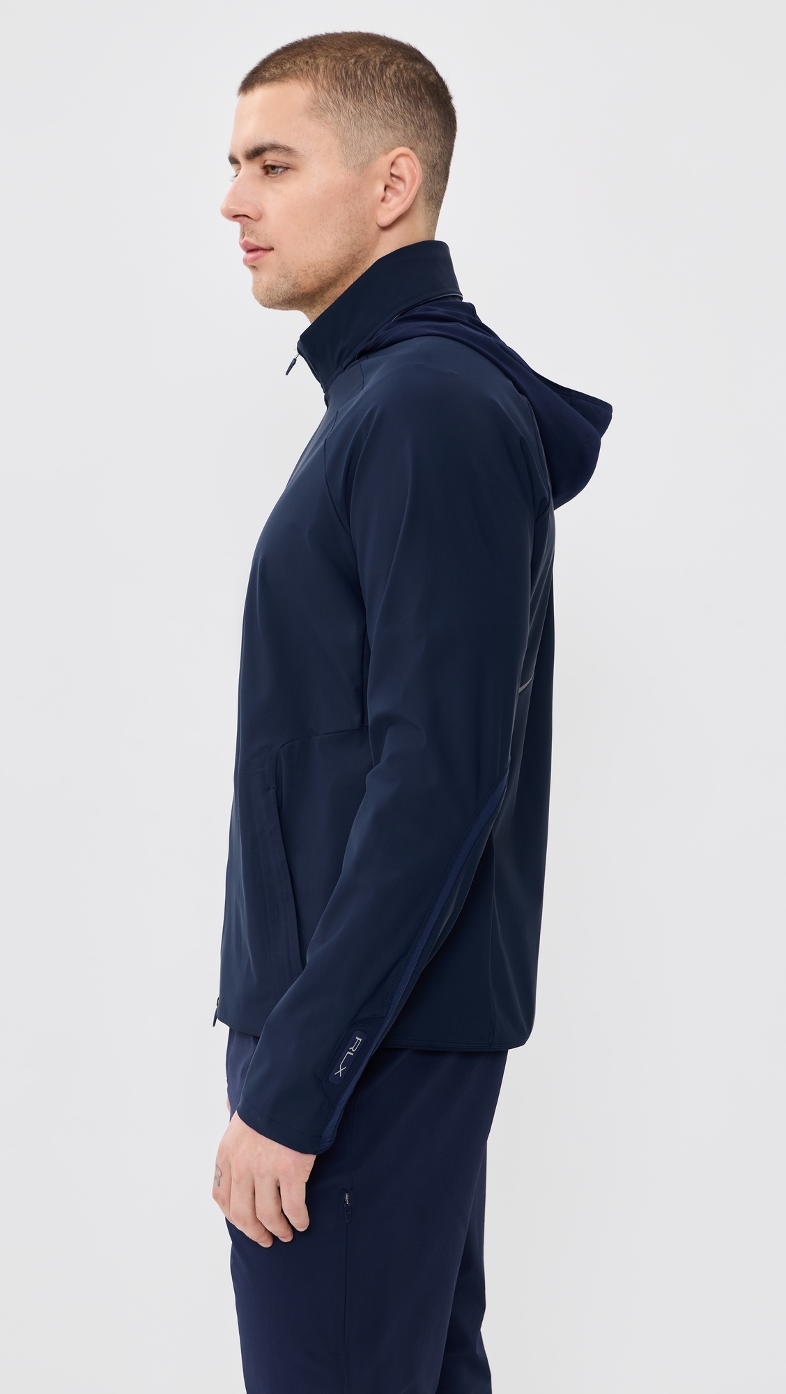 Lightweight Tech Zip Jacket Refined Navy