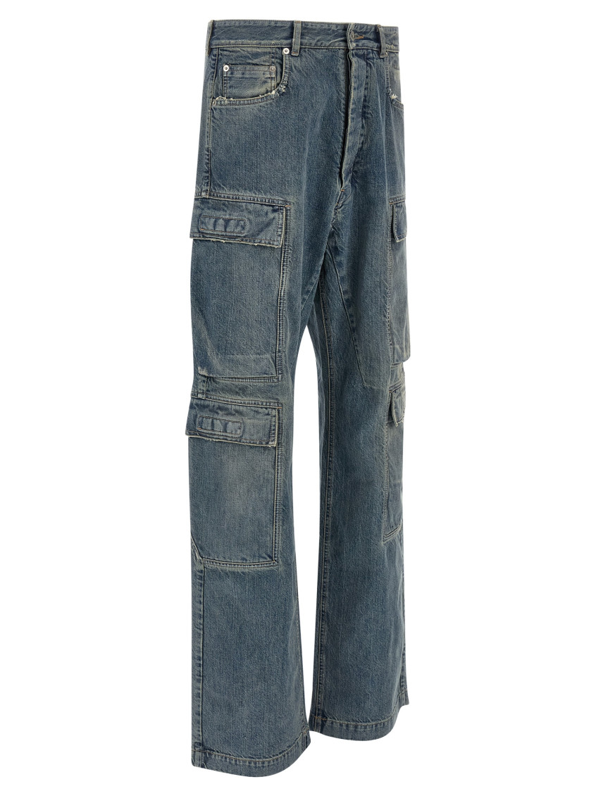 Blue Mid Rise Jeans