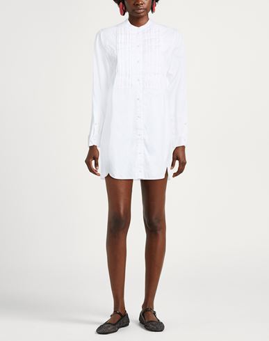 Woman Mini dress White Size XS Cotton