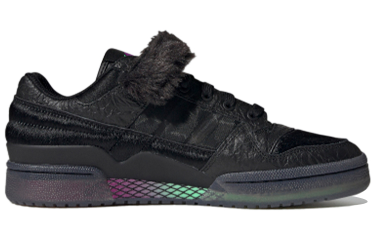 Forum Low Shoes 'Core Black Shock Purple'