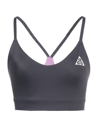 Nike Acg Woman Top Dark purple Size XS Nylon, Elastane, ECONYL