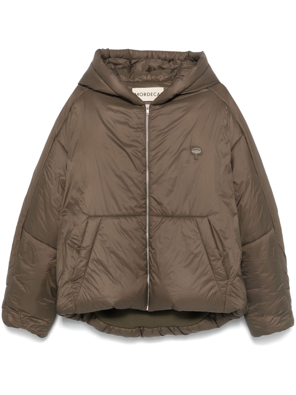 Logo-patch jacket - Neutrals