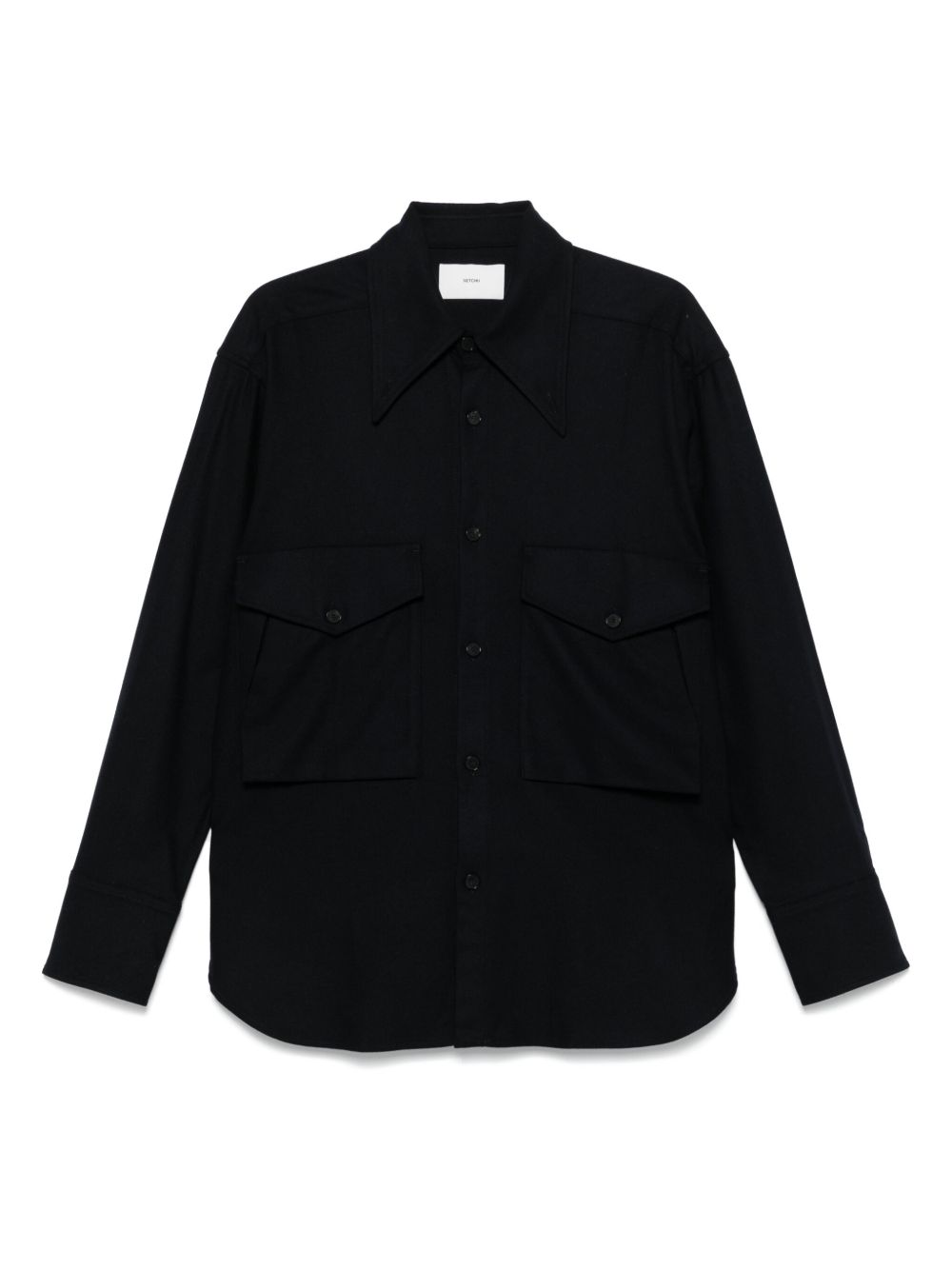 Setchu long-sleeve shirt - Blue