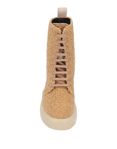 Nila & Nila Woman Ankle boots Camel Size 10 Textile fibers