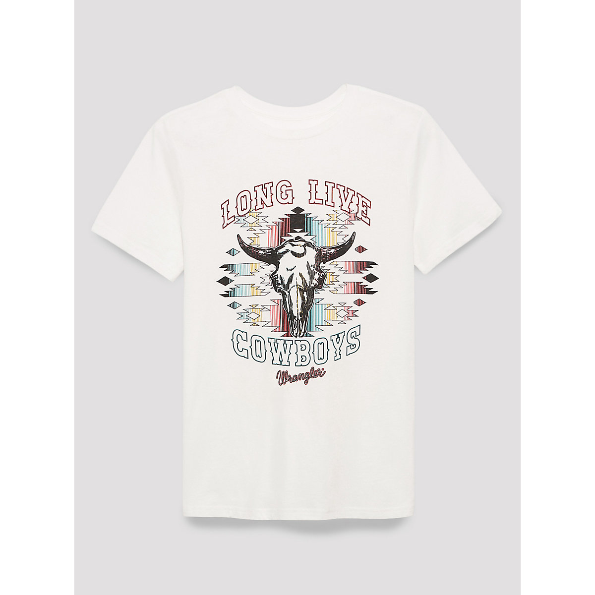 Aztec Steerhead Reg Fit Graphic Tee in Bright White Heather