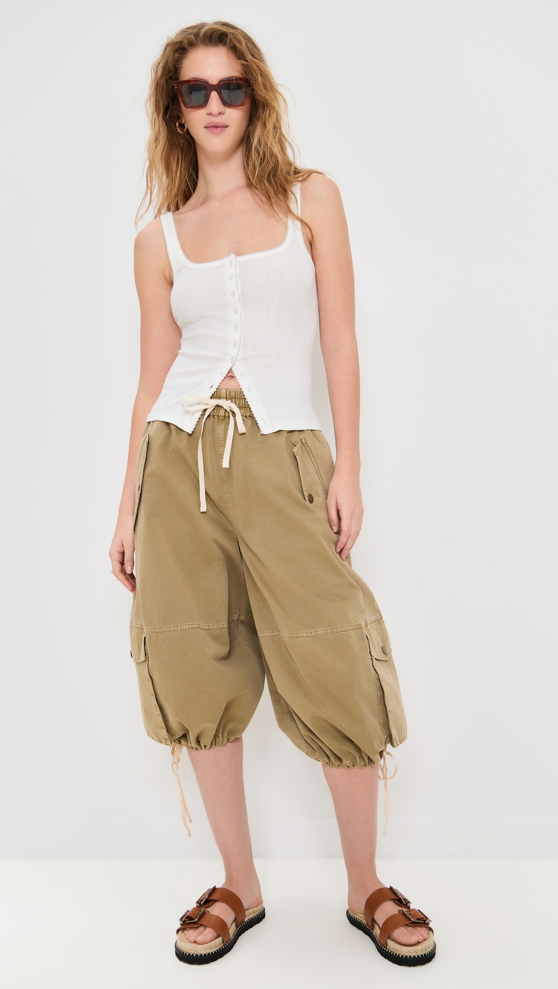 End Game Pointelle Tank Sugar Swizzle