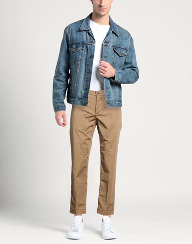 Man Pants Camel Size 28 Cotton, Elastane