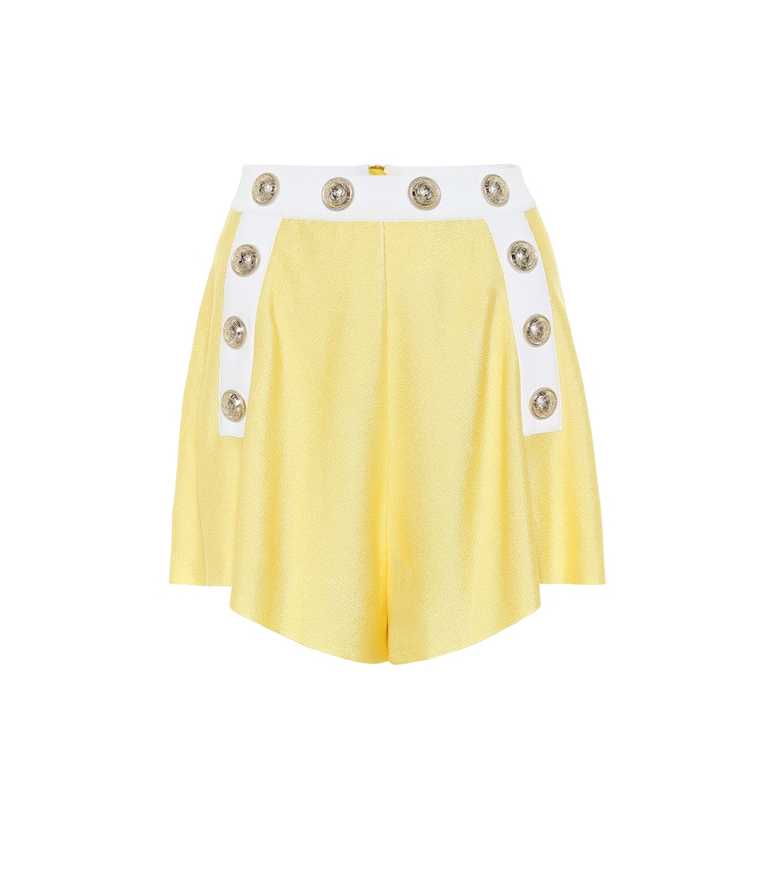 Exclusive to Mytheresa - High-rise knit shorts