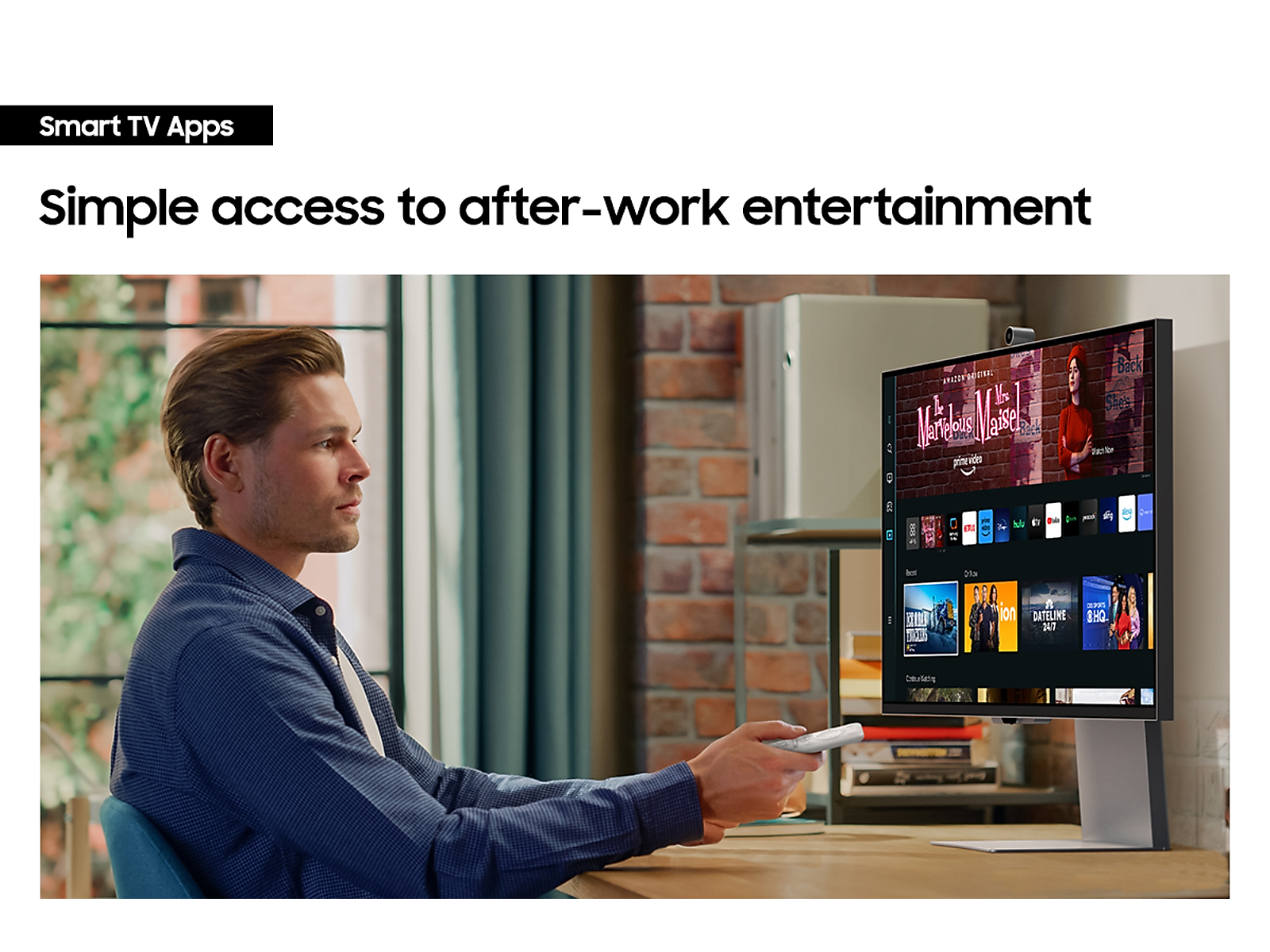 27" ViewFinity S9 5K IPS Smart Monitor with Matte Display, Ergonomic Stand and SlimFit Camera in silver(LS27C900PANXZA)